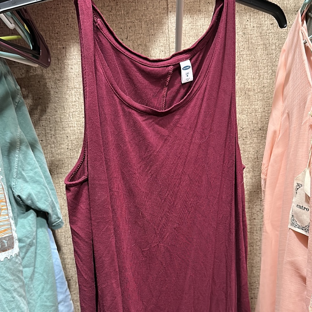 Burgundy/Maroon Tank